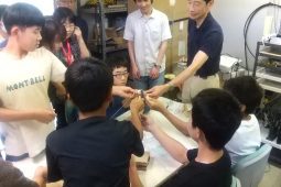 佐藤文隆記念白鷹宇宙探検隊の飯舘観測所来訪